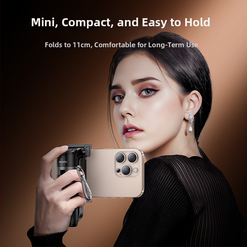 Yesido Baston selfie portabil cu Bluetooth, stabilizare, extensie, trepied, corp din ABS