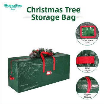 Geantă de depozitare pentru brad de Crăciun, PE țesut, capacitate mare, pentru decor, brand The heart of all