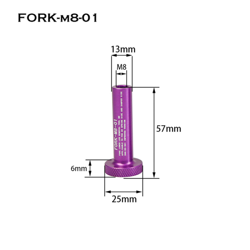 Alat za uklanjanje prednje vilice – aluminijska legura | Kod Fork-m8 | Brand Zerglbr | Kompatibilno s FOX