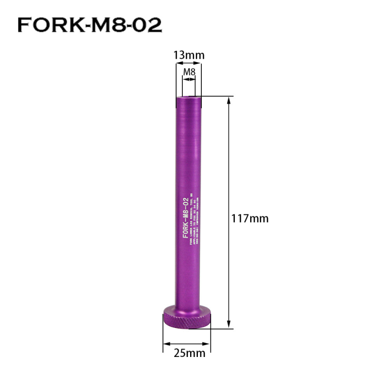 Alat za uklanjanje prednje vilice – aluminijska legura | Kod Fork-m8 | Brand Zerglbr | Kompatibilno s FOX