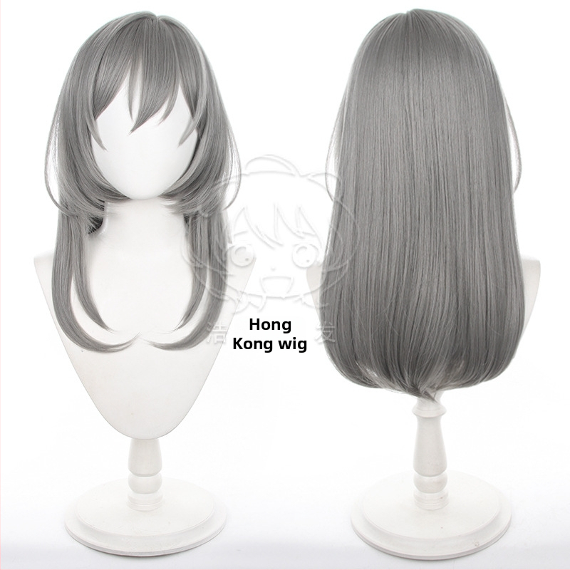 Perucă cosplay Haogang Model 466 – Trailblazer femeie, păr lung, fibră rezistentă la temperaturi înalte, scalp simulare, stil anime