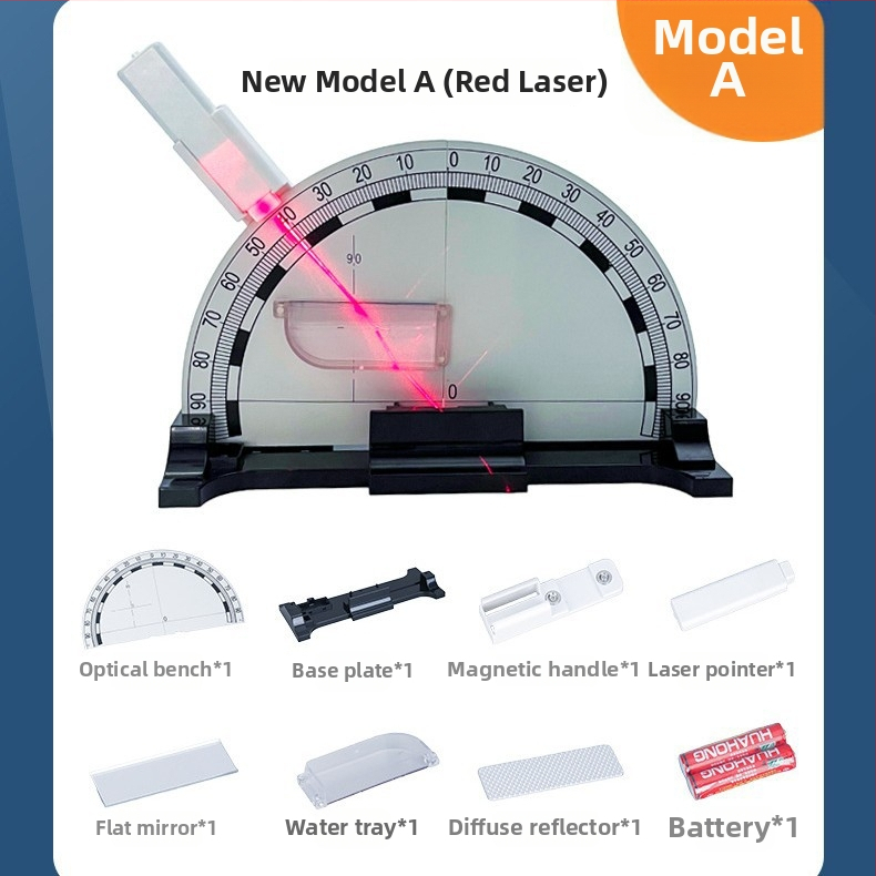 Demonstrator refleksije i loma svjetla - prijenosni univerzalni model za nastavu u osnovnim i srednjim školama