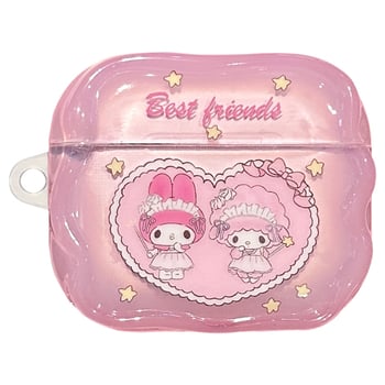 Zaštitna futrola za AirPods Pro 3 i Biainuo Generacije 2–4 — TPU tvrdi kućište, poluprozirno, crtani stil, injekcijsko oblikovanje