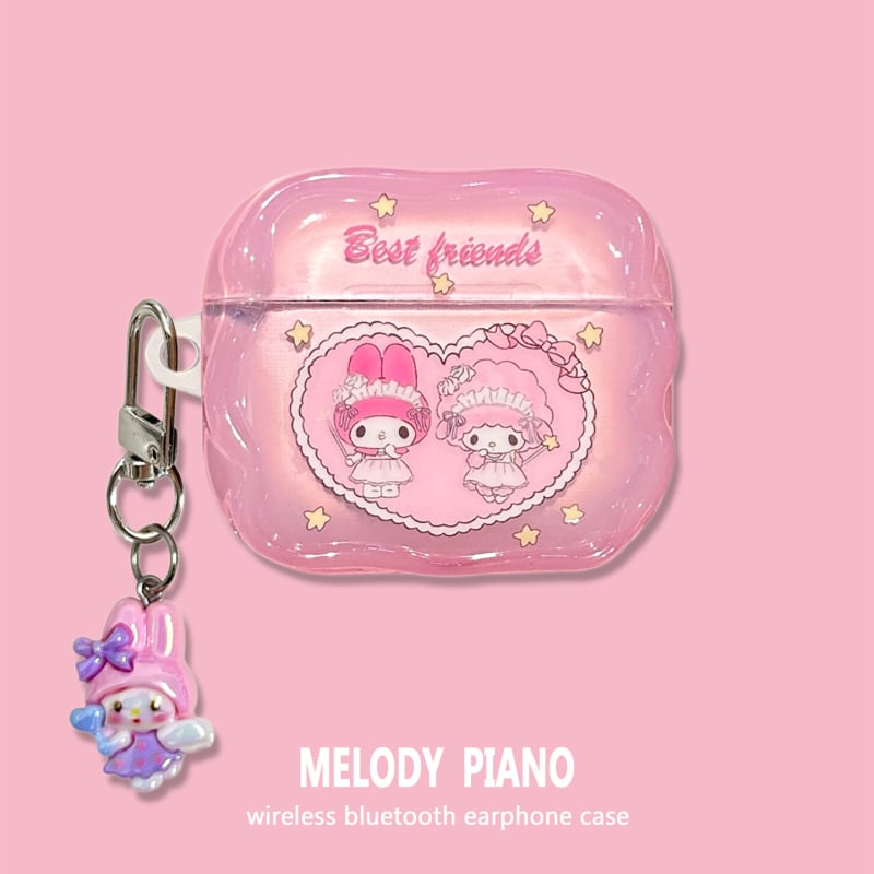 Zaštitna futrola za AirPods Pro 3 i Biainuo Generacije 2–4 — TPU tvrdi kućište, poluprozirno, crtani stil, injekcijsko oblikovanje