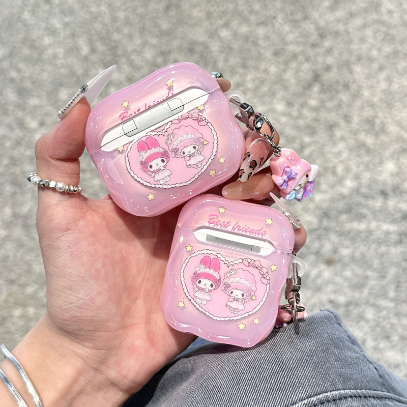 Zaštitna futrola za AirPods Pro 3 i Biainuo Generacije 2–4 — TPU tvrdi kućište, poluprozirno, crtani stil, injekcijsko oblikovanje