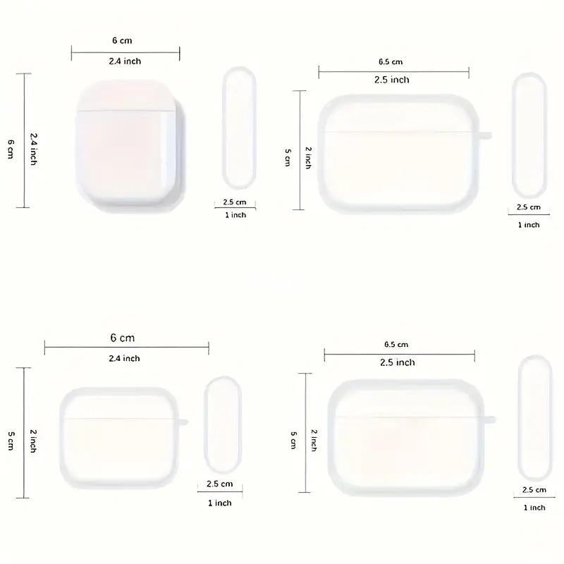 AirPods futrola od TPU, uzor mašne, ručno izrađene perle, univerzalni stil, prilagodljivo