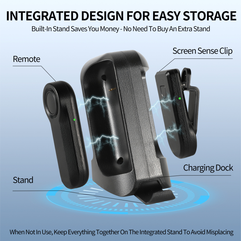 Kindle diaľkové ovládanie s klipom na tablet, selfie funkcia, bezdrôtový preklik strán (Model JZ-1, dosah 10 m, ABS telo)