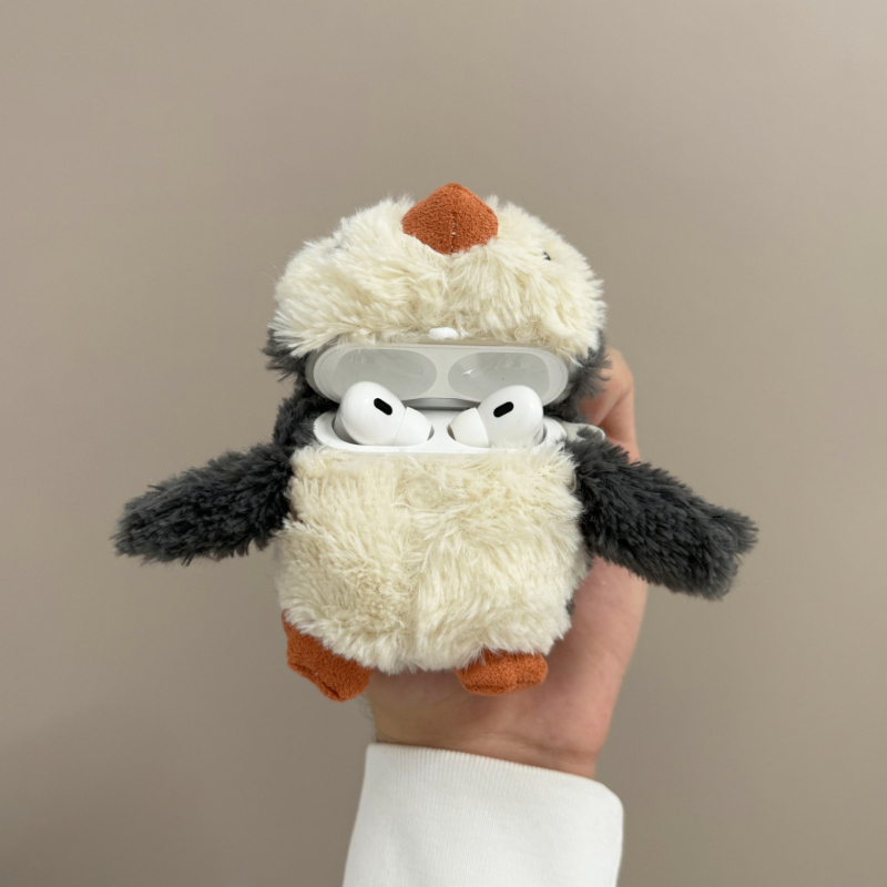 Carcasă de protecție pentru AirPods 4, AirPods Pro 1/2 și AirPods 3, material pluș, stil feminin, seria Japonia și Coreea de Sud