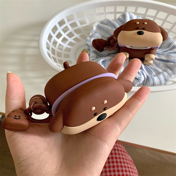 Kućište za AirPods Pro – Karikatura psa dugog tijela, mekano PVC kućište, injekcijsko oblikovanje, životinjski uzorak, kompatibilno s AirPods Pro 3 i Pro 2