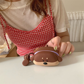 Kućište za AirPods Pro – Karikatura psa dugog tijela, mekano PVC kućište, injekcijsko oblikovanje, životinjski uzorak, kompatibilno s AirPods Pro 3 i Pro 2