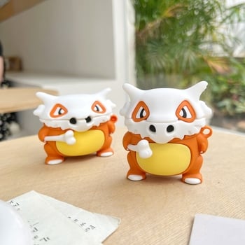 Silikonska futrola za AirPods s karikaturalnim uzorkom, podijeljeni tip, tvrdi omotač, injekcijsko oblikovanje, za Apple uređaje