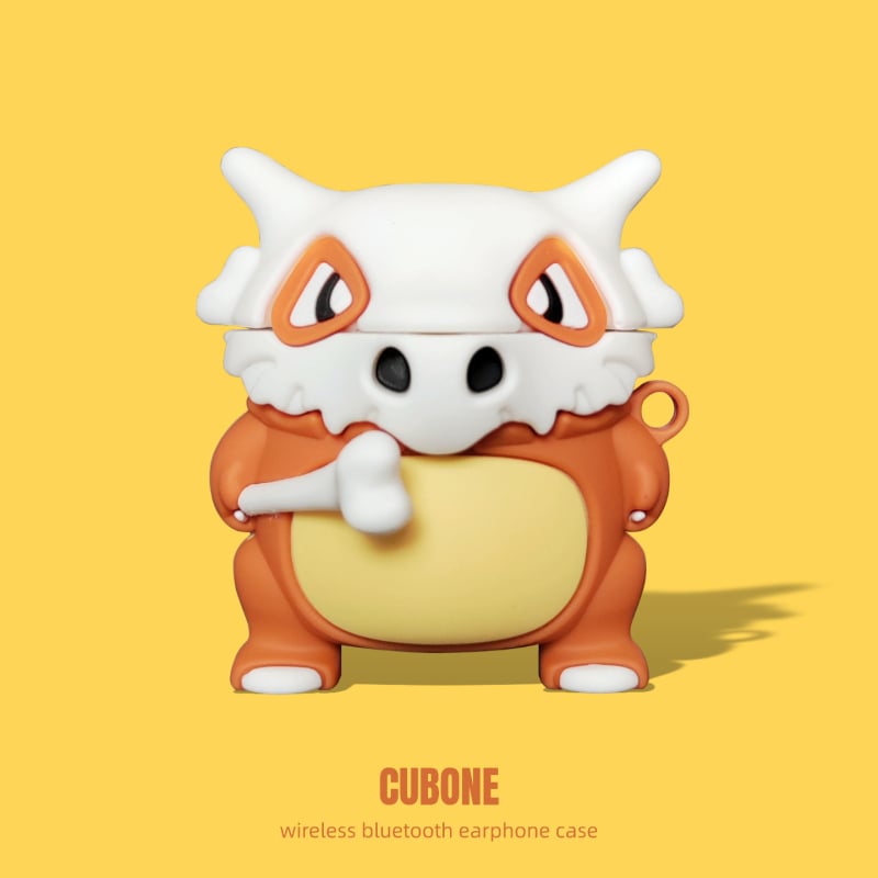 Silikonska futrola za AirPods s karikaturalnim uzorkom, podijeljeni tip, tvrdi omotač, injekcijsko oblikovanje, za Apple uređaje