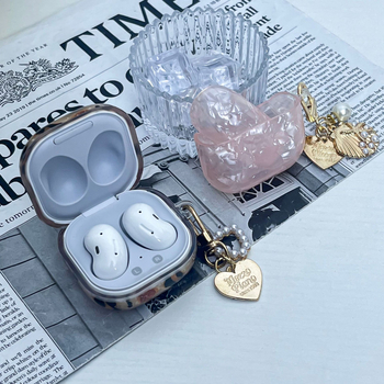 Carcasă pentru Galaxy Buds2, TPU, model cu motiv scoică, Tide shadow