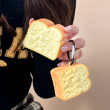 Silikonska zaštitna kutija za AirPods – prenosiva, univerzalna, 3D reljefni dizajn, kompatibilna s Apple AirPods