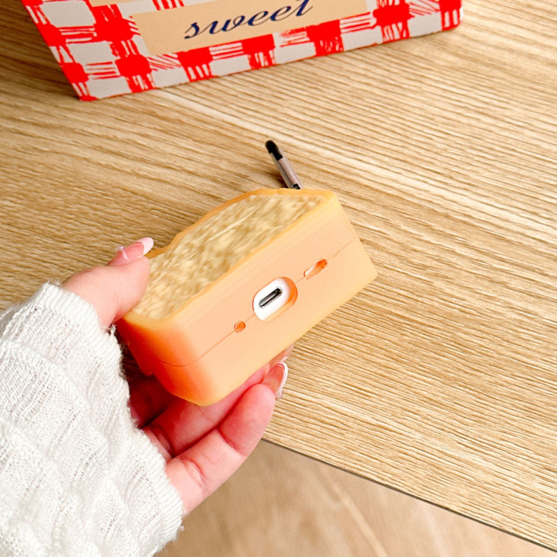 Silikonska zaštitna kutija za AirPods – prenosiva, univerzalna, 3D reljefni dizajn, kompatibilna s Apple AirPods