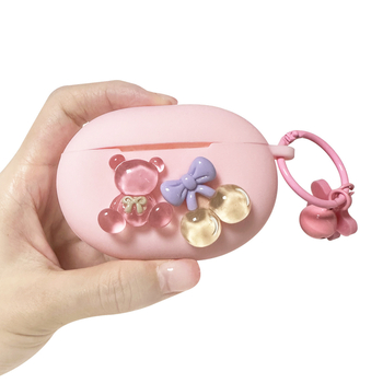 Silikonska zaštitna futrola za Apple Magic Sound slušalice – crtani stil, s ljepivim stražnjim dijelom