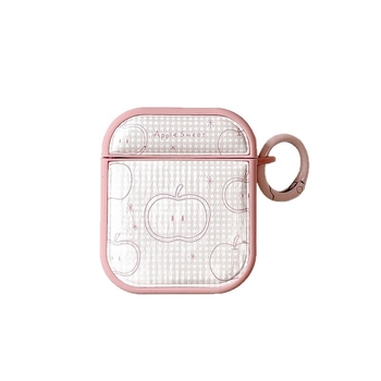 Puzdro pre AirPods 2./3. generácie v štýle INS, z umelej kože, mäkký kryt s gravírovaným vzorom