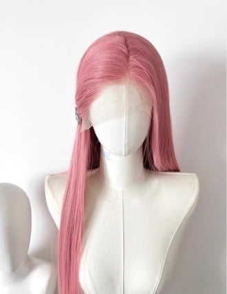 Természetes stílusú paróka félig kézi horgolásos kivitelben, hőálló szálból készült haj, modell 2312, hosszú egyenes paróka anime cosplayhoz