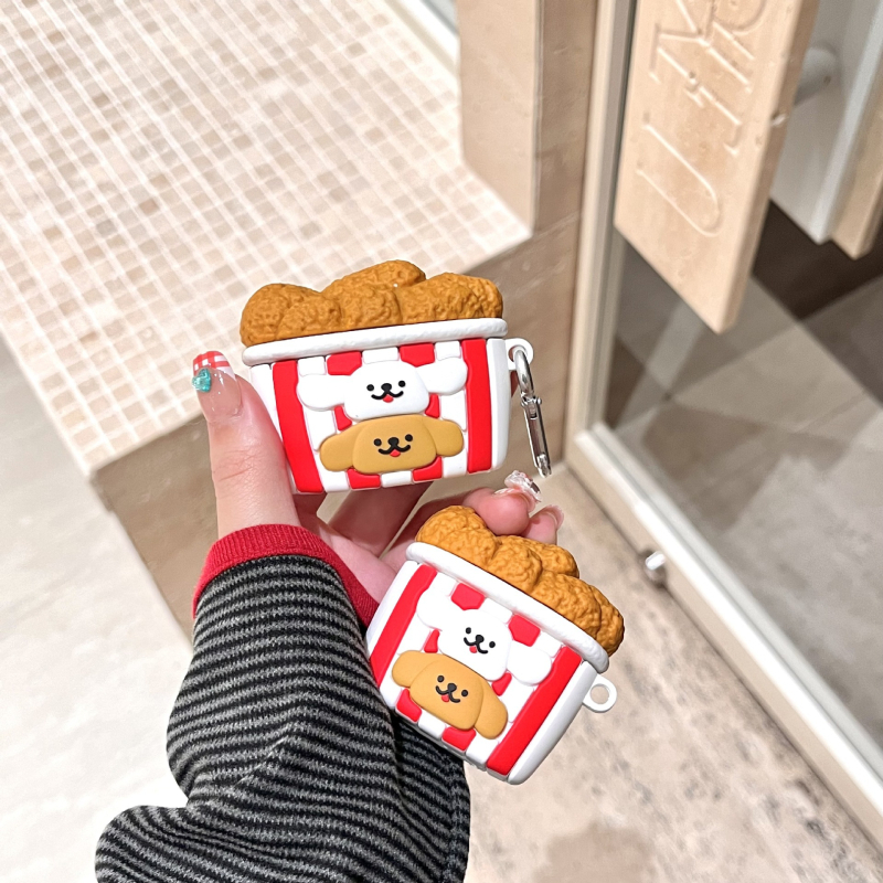 Silikonska futrola za AirPods 4. generaciju – potpuno pokriće, crtani dizajn, injekcijsko oblikovanje, kompatibilno s Apple AirPods