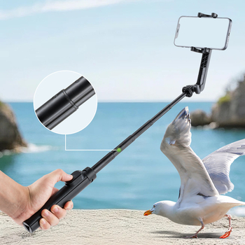 Weifeng K01A Suport Portabil Bluetooth pentru Telefon și Trepied — Universal pentru Fotografiere Orizontală și Verticală, Caroserie ABS+PC+Aluminiu, Telecomandă Inclusă, Bluetooth, Suport Personalizare