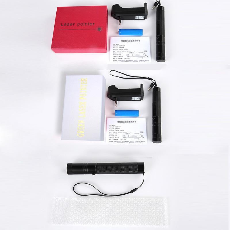 HT-Laser-303 laserski pokazivač od aluminijske legure, baterija 18650, snaga 50–100 MW, za nastavu i rad na otvorenom