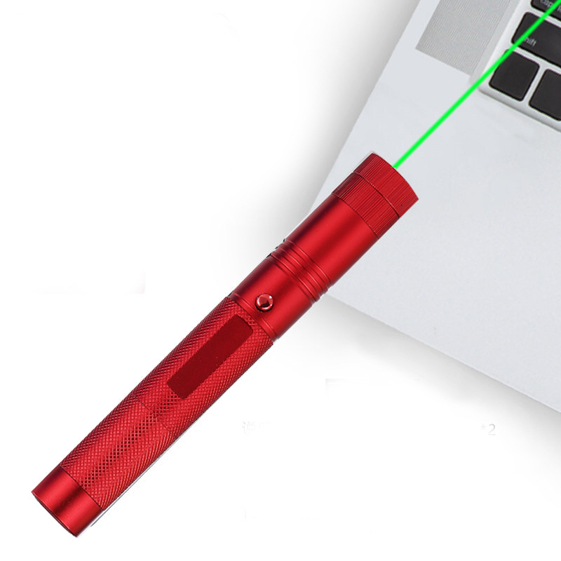 HT-Laser-303 laserski pokazivač od aluminijske legure, baterija 18650, snaga 50–100 MW, za nastavu i rad na otvorenom