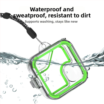 Ochranný obal Nothing Ear 2 — priehľadný PC plášť s výrezmi, odolný voči pádu, vstrekové formovanie