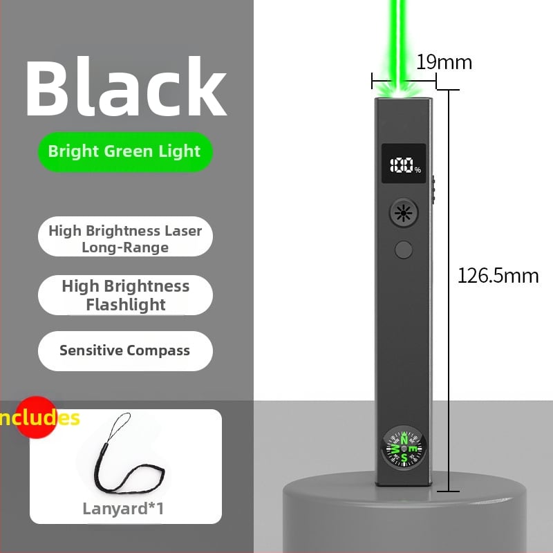 2 v 1 laserový ukazovateľ a baterka pre 3D pieskové modely, vysoký výkon, dlhý dosah, opätovné nabíjanie