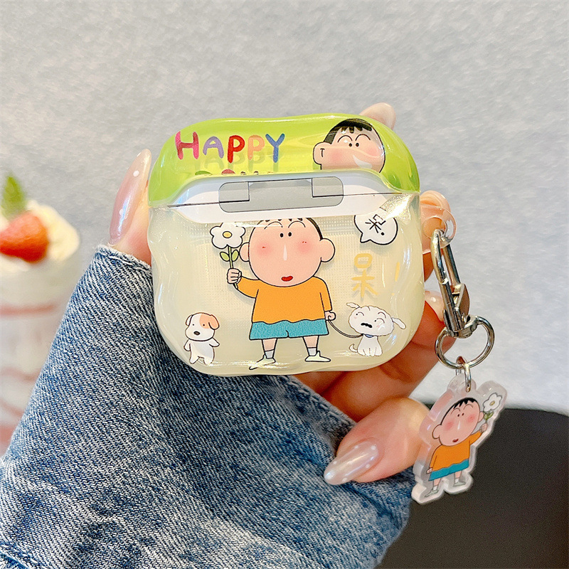 Carcasă de protecție pentru Apple AirPods 4 și Pro 2a și 3a generație – carcasă moale, design Cartoon, turnare IMD