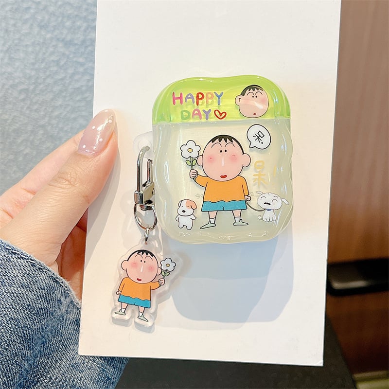 Carcasă de protecție pentru Apple AirPods 4 și Pro 2a și 3a generație – carcasă moale, design Cartoon, turnare IMD