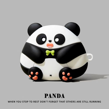 Slatka karikatura panda zaštitna futrola za AirPods Pro 2, silikon, za Apple AirPods 3. generacije