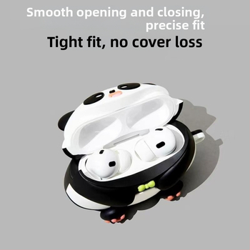 Slatka karikatura panda zaštitna futrola za AirPods Pro 2, silikon, za Apple AirPods 3. generacije