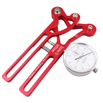 Tensiometru de spițe pentru biciclete de munte și șosea — aliaj de aluminiu, instrument de reglare a tensiunii spițelor și a cablurilor, calibrare inel, BIKERSAY