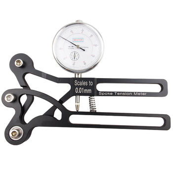 Tensiometru de spițe pentru biciclete de munte și șosea — aliaj de aluminiu, instrument de reglare a tensiunii spițelor și a cablurilor, calibrare inel, BIKERSAY