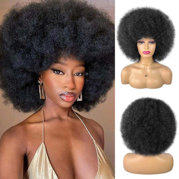 Perucă pentru femei – Afro exotic, fibre rezistente la temperaturi înalte, respirabilă, model BM-670