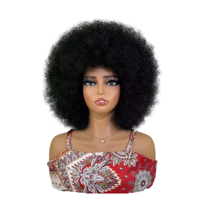 Perucă pentru femei – Afro exotic, fibre rezistente la temperaturi înalte, respirabilă, model BM-670