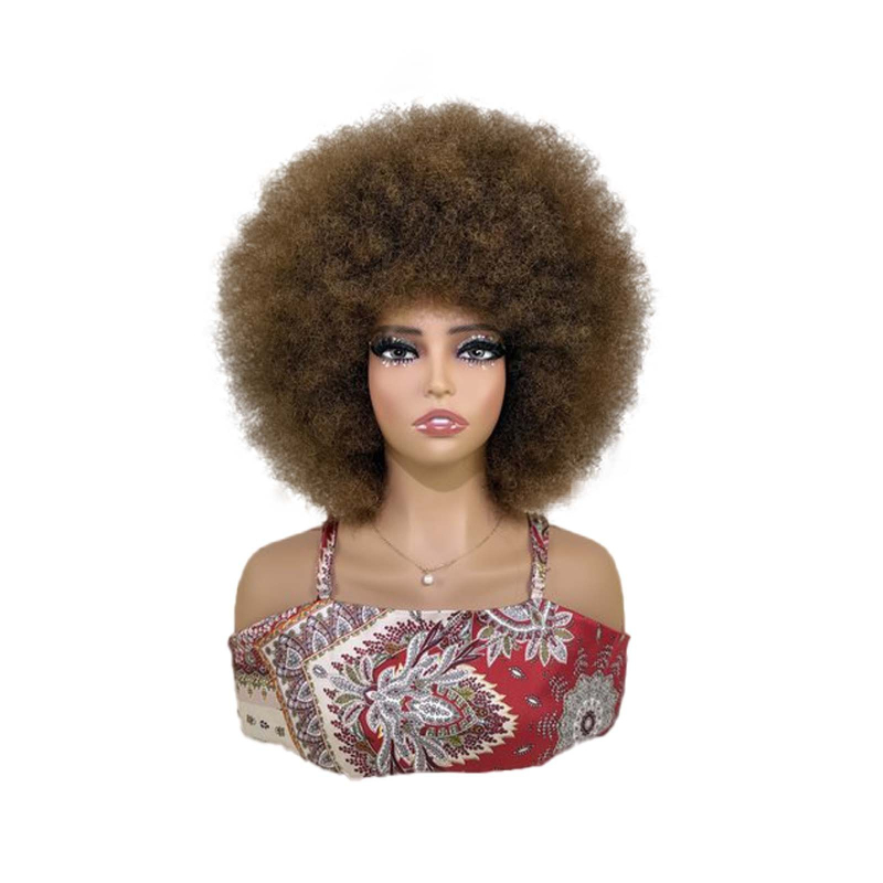 Perucă pentru femei – Afro exotic, fibre rezistente la temperaturi înalte, respirabilă, model BM-670