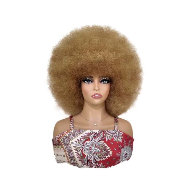 Perucă pentru femei – Afro exotic, fibre rezistente la temperaturi înalte, respirabilă, model BM-670