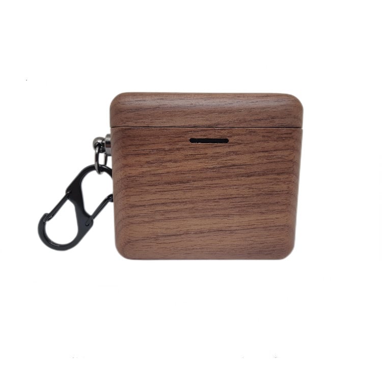 Drveni zaštitni kućište za Pi7S2 Bluetooth slušalice (Druga generacija) — ručno izrađeno, izrezbareno, čvrsto kućište, prijenosno
