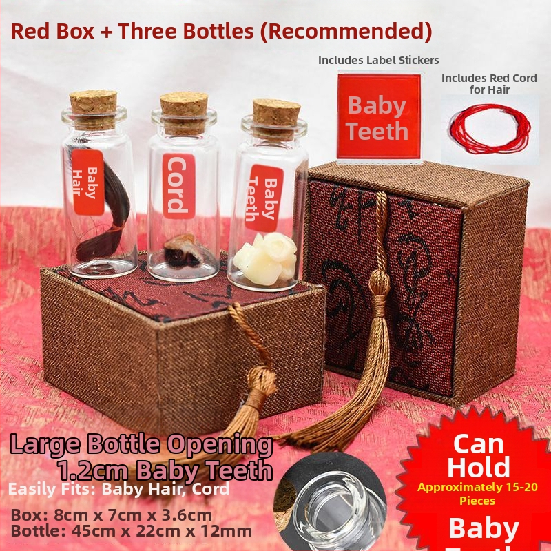 DIY dóza na spomienky dieťaťa: vlasy, pupočník a mliečne zuby