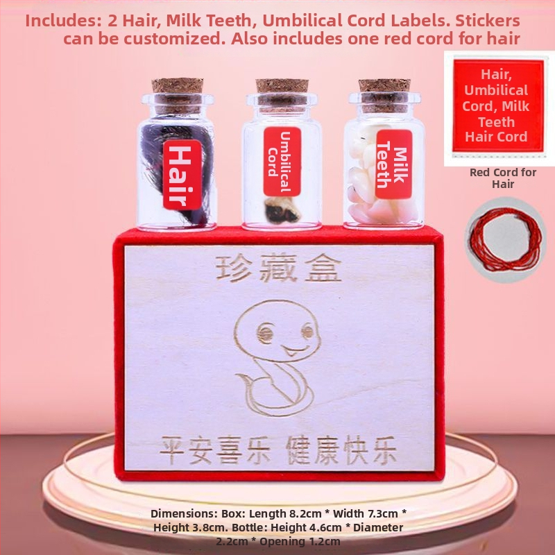 DIY dóza na spomienky dieťaťa: vlasy, pupočník a mliečne zuby
