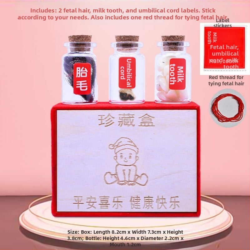 DIY dóza na spomienky dieťaťa: vlasy, pupočník a mliečne zuby