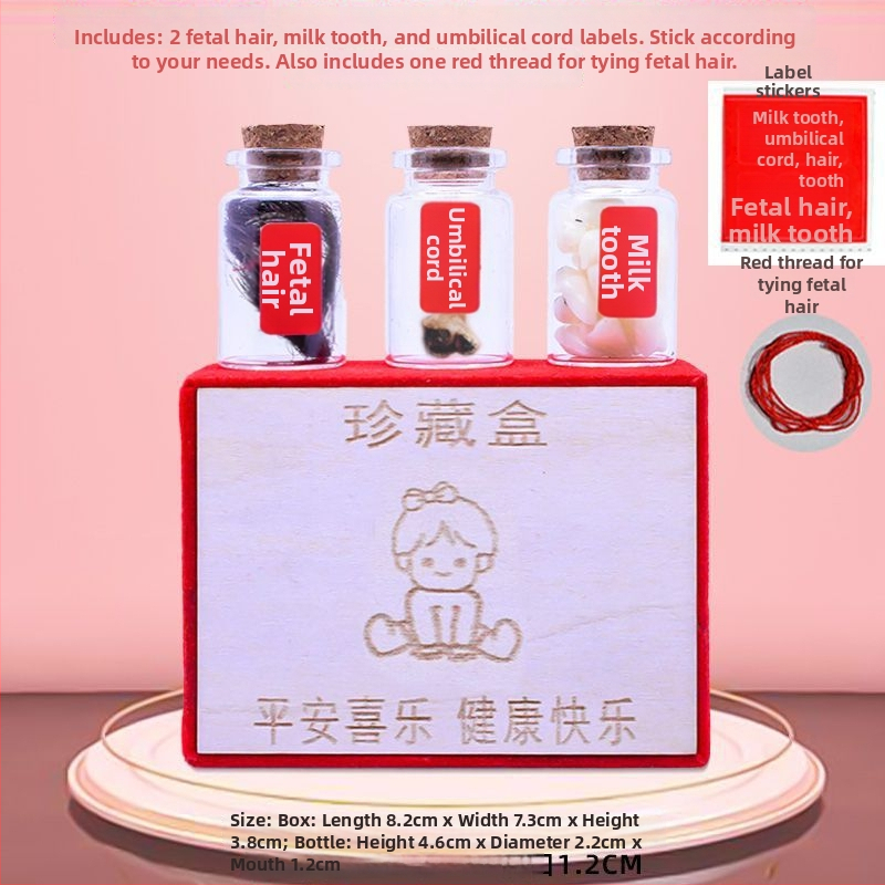 DIY dóza na spomienky dieťaťa: vlasy, pupočník a mliečne zuby