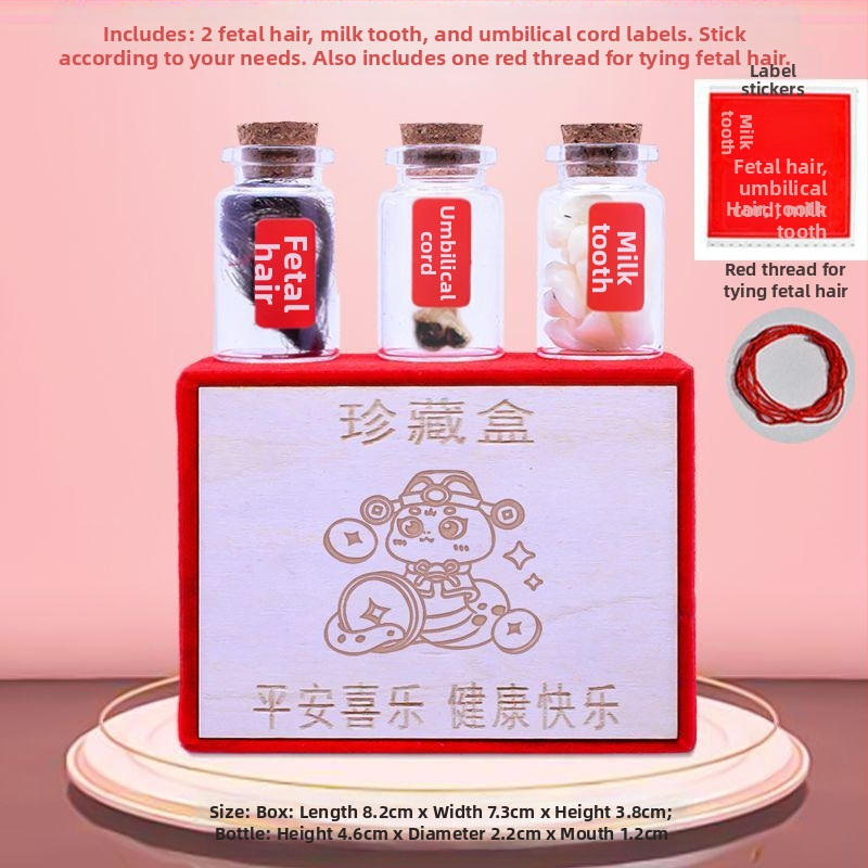 DIY dóza na spomienky dieťaťa: vlasy, pupočník a mliečne zuby