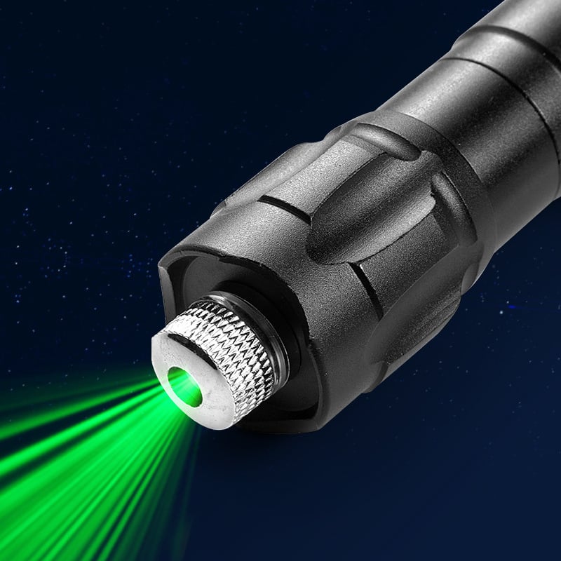 Laser pokazivač s klipom za olovku, snažan laser s učinkom zvjezdane neba, dugi domet