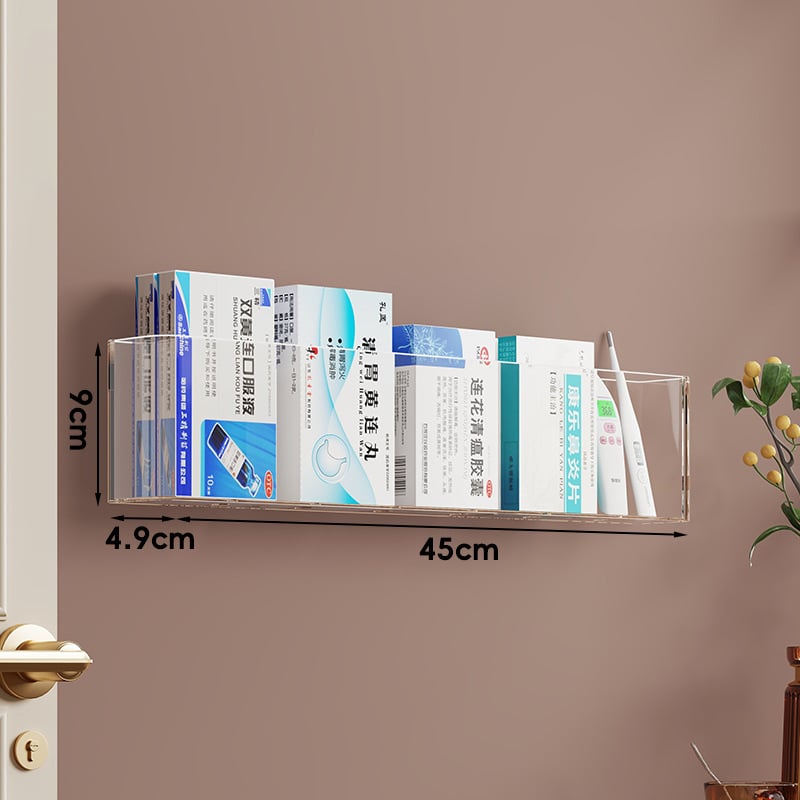 Cutie depozitare medicamente, montată pe perete, acrilică, multi-strat, capacitate 1 L.