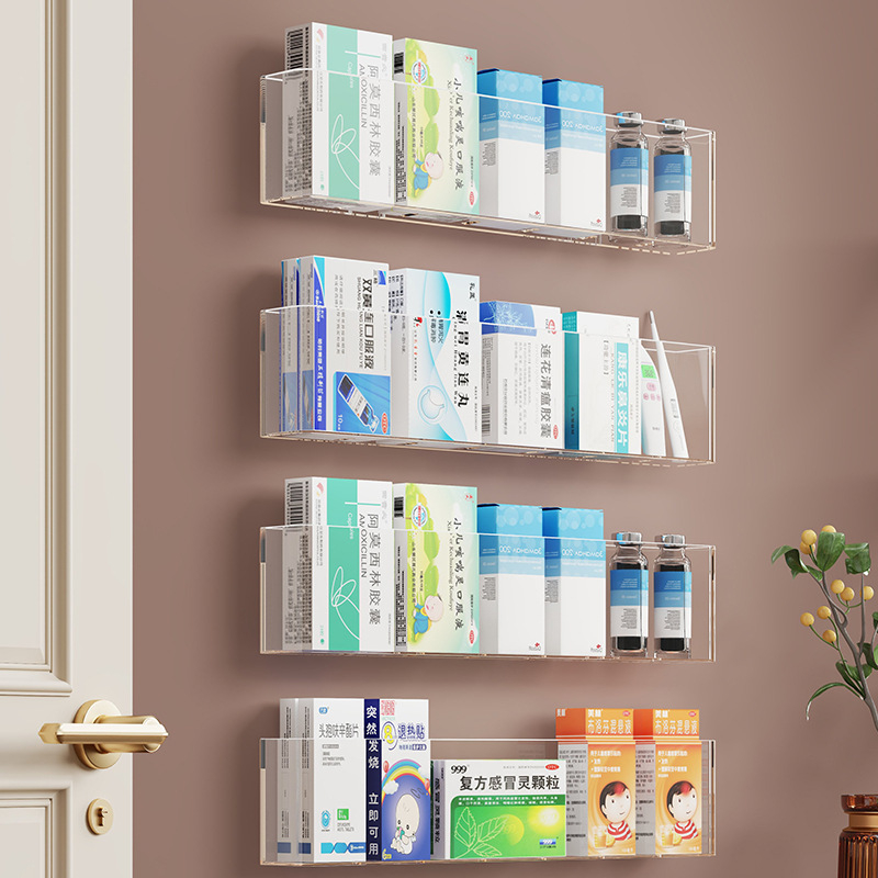 Cutie depozitare medicamente, montată pe perete, acrilică, multi-strat, capacitate 1 L.