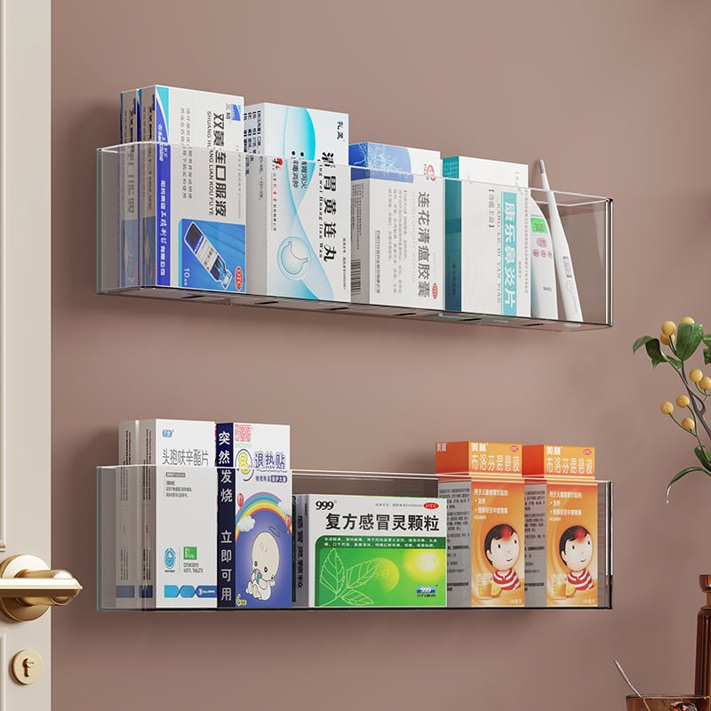 Cutie depozitare medicamente, montată pe perete, acrilică, multi-strat, capacitate 1 L.