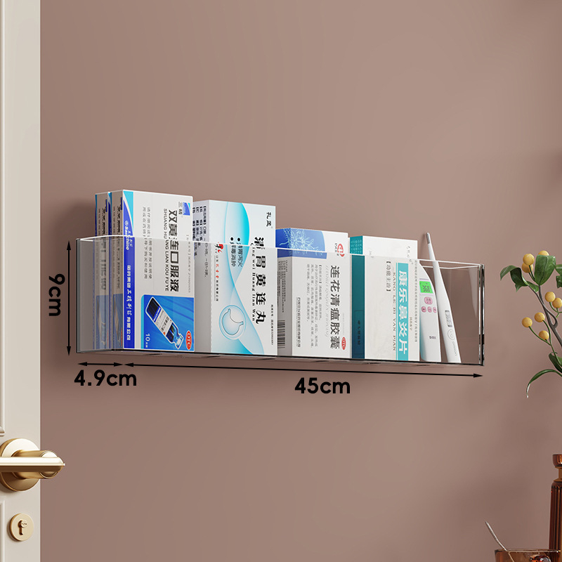 Cutie depozitare medicamente, montată pe perete, acrilică, multi-strat, capacitate 1 L.