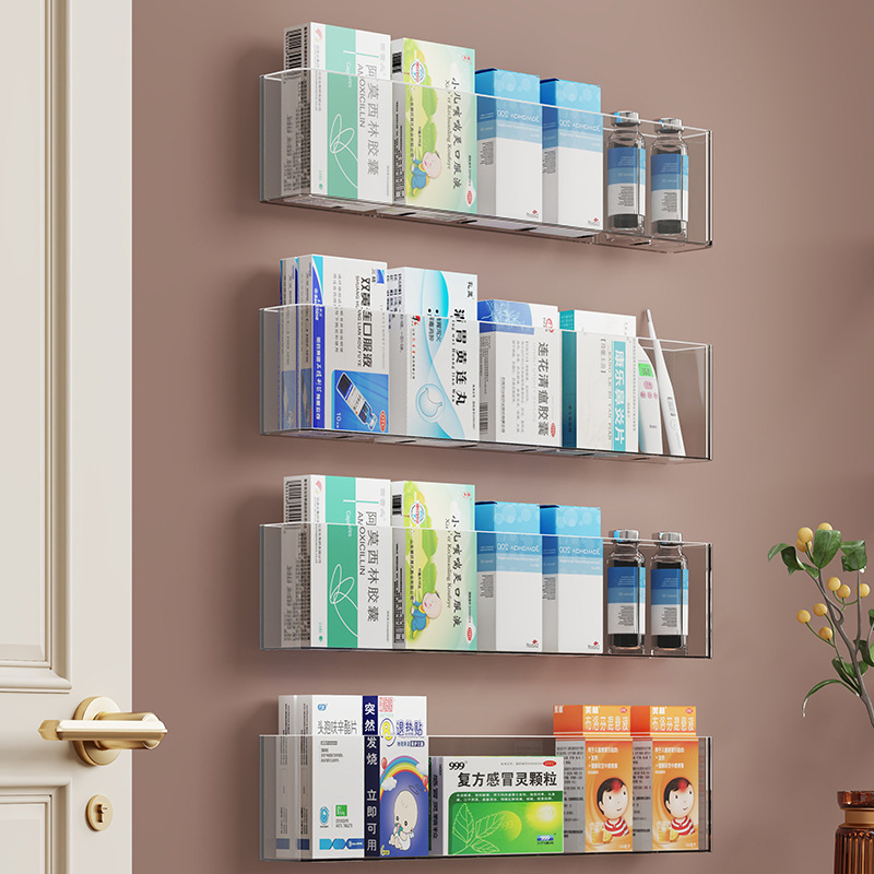 Cutie depozitare medicamente, montată pe perete, acrilică, multi-strat, capacitate 1 L.